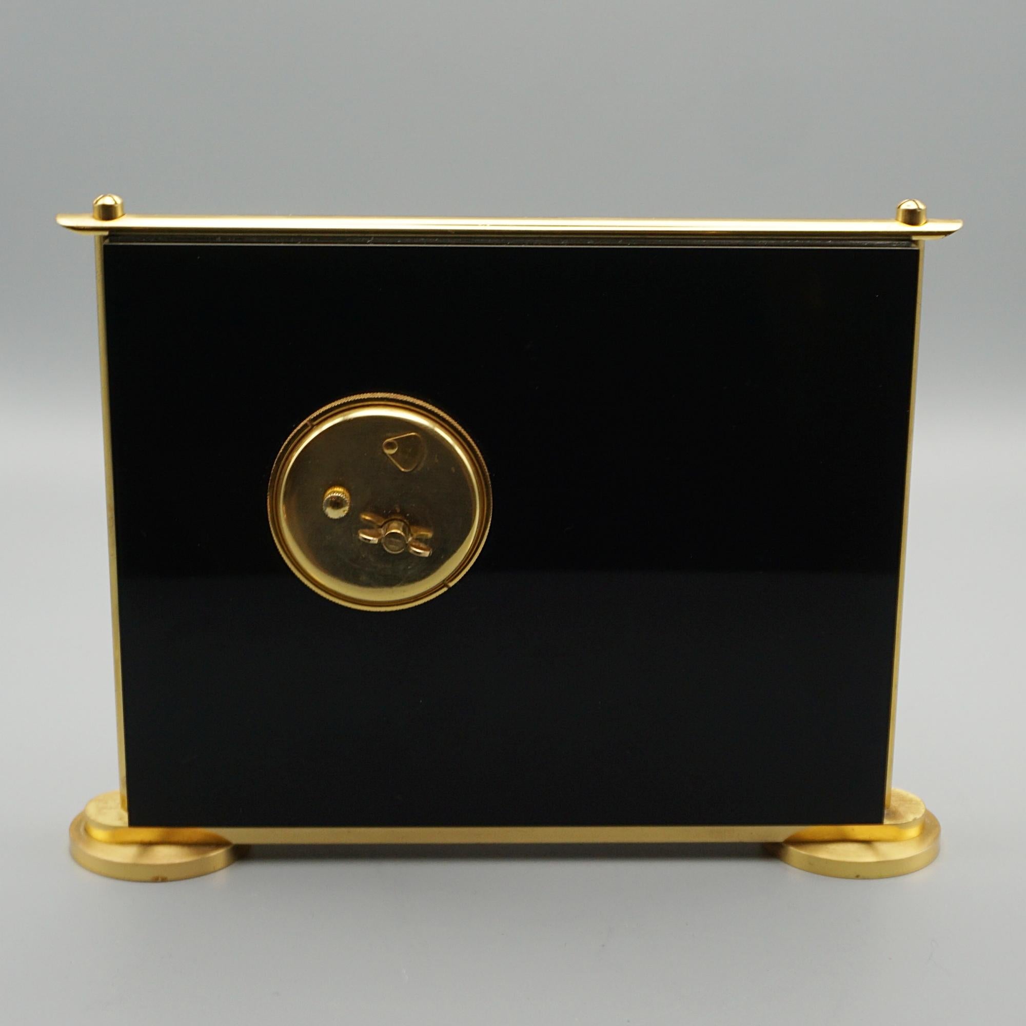 A Mid-Century 'Marina' Jaeger-LeCoultre mantel clock 1