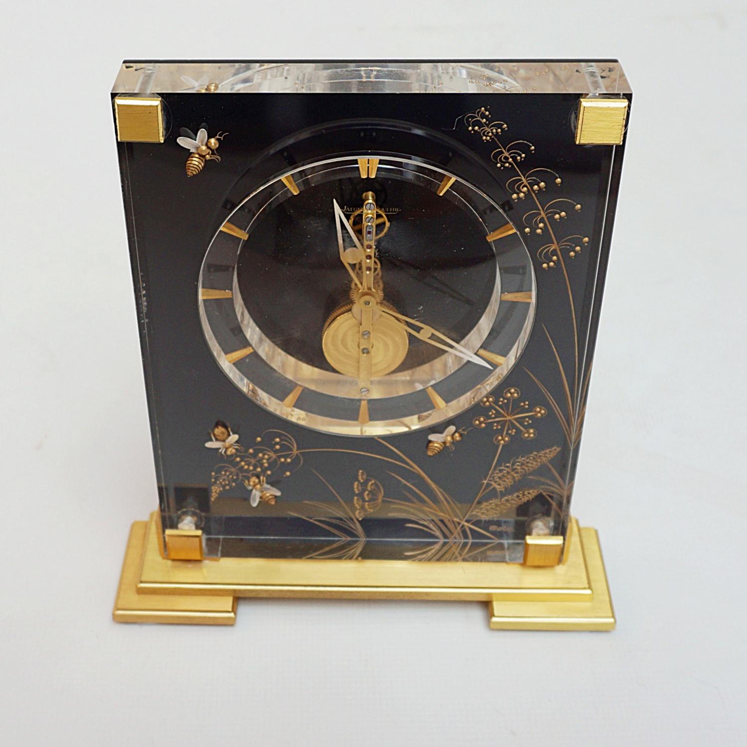 Swiss Mid-Century Jaeger Lecoultre 'Marina' Mantel Clock, Circa 1960