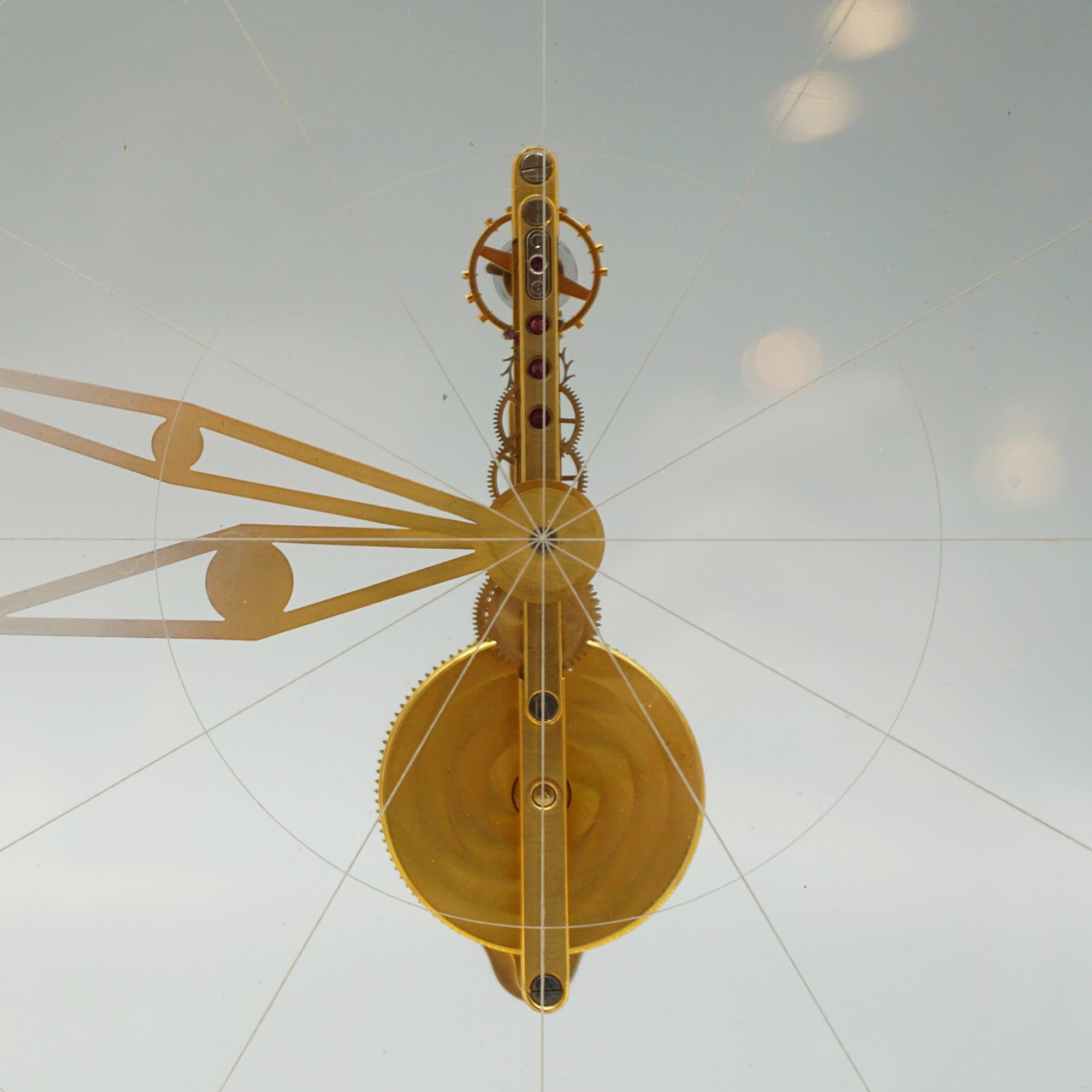A Mid-Century Jaeger LeCoultre Zodiac Mantel Clock Circa 1960 5