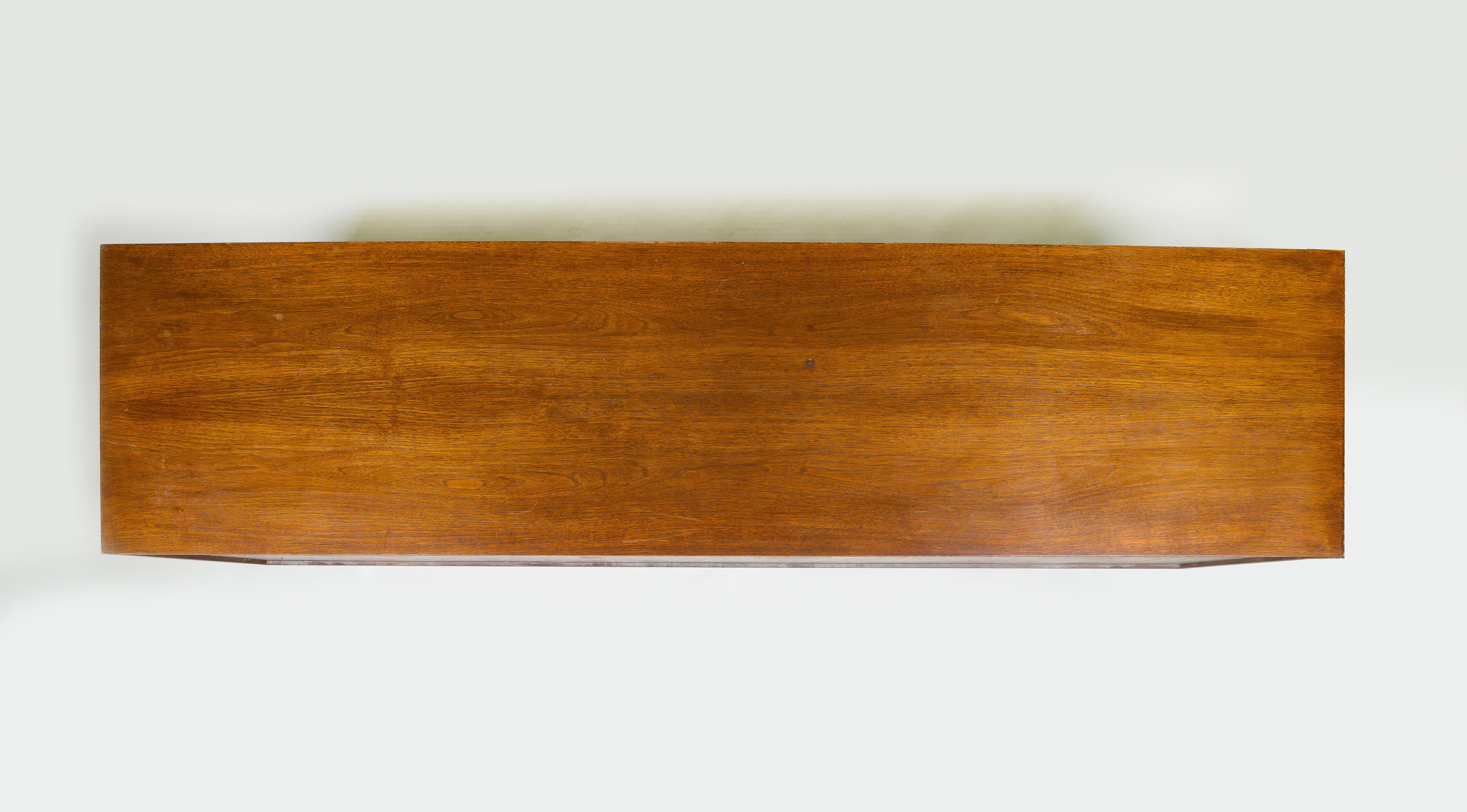 20th Century A Mid-Century Knoll Walnut Credenza For Sale