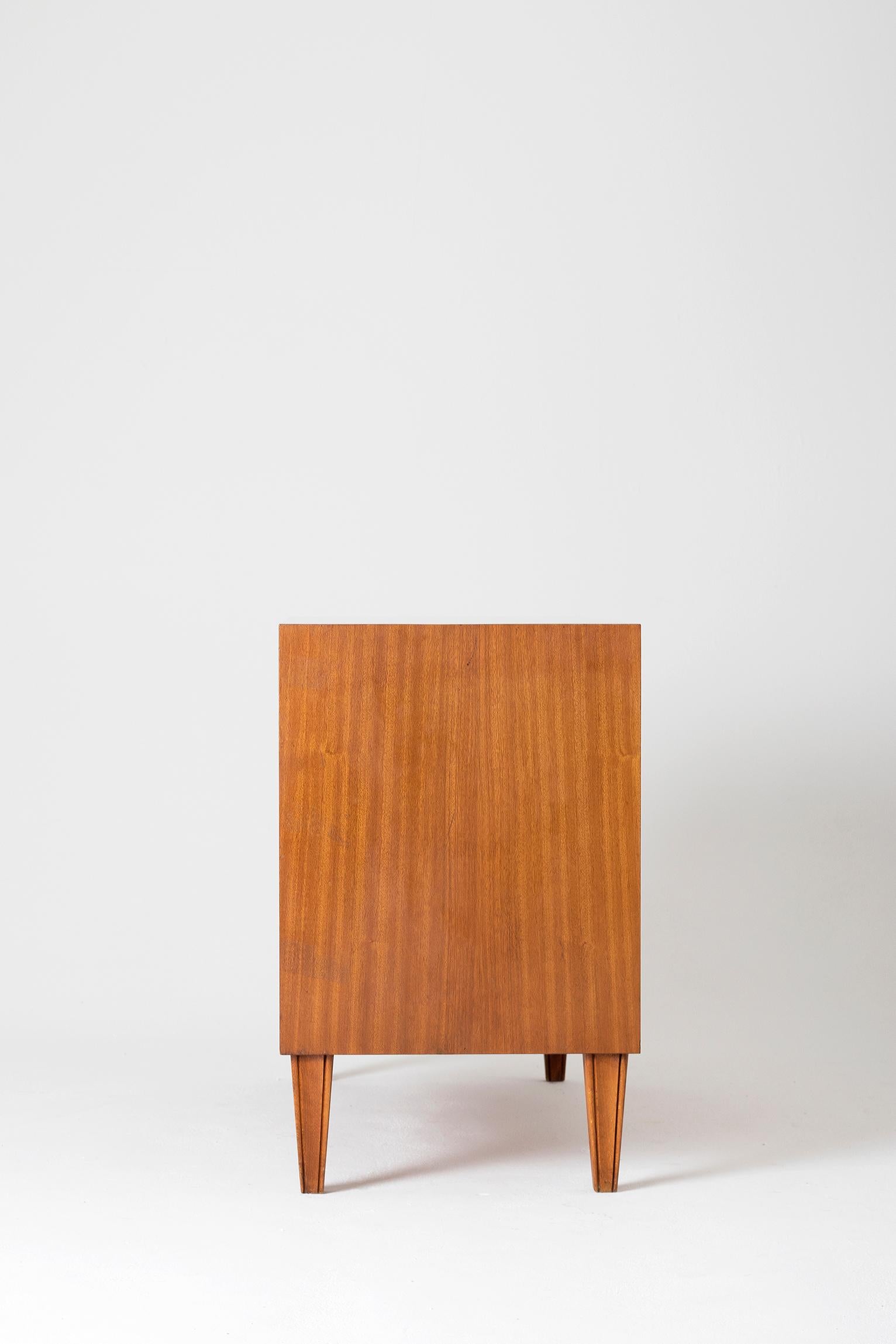 Midcentury Mahogany Chest of Drawers by Axel Larsson for Bodafors 2