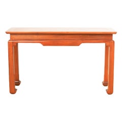 Mid-Century Mahogany Console Table in the Manner of J.Mont, Circa 1950