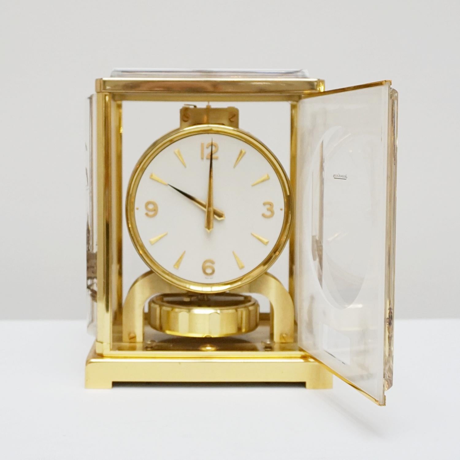 French Midcentury Marina Atmos Clock by Jaeger-LeCoultre