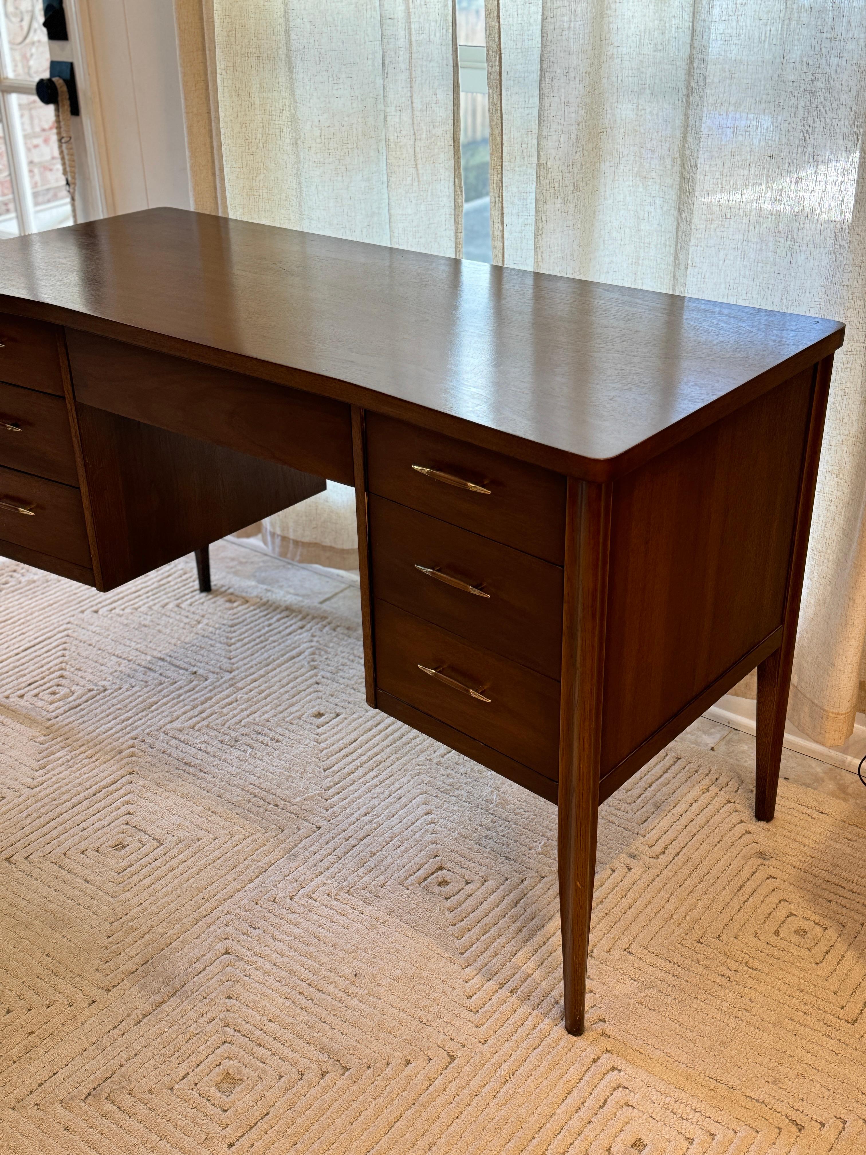 North American A mid century modern American icon, the Saga desk by Broyhill