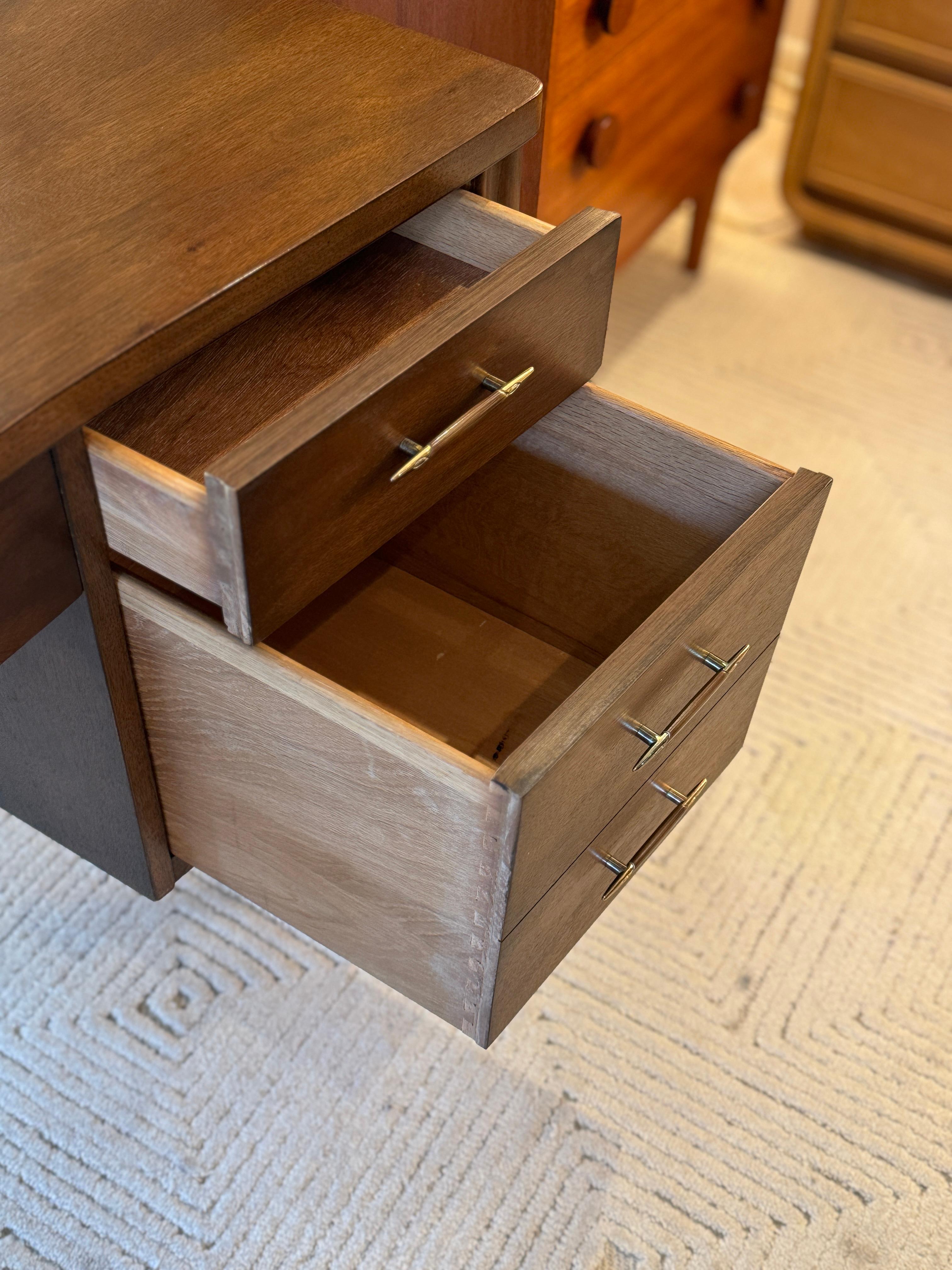 A mid century modern American icon, the Saga desk by Broyhill 2