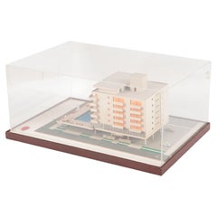 Used Mid-Century Modern Architectural Model of an Atlantic City Hotel, circa 1960