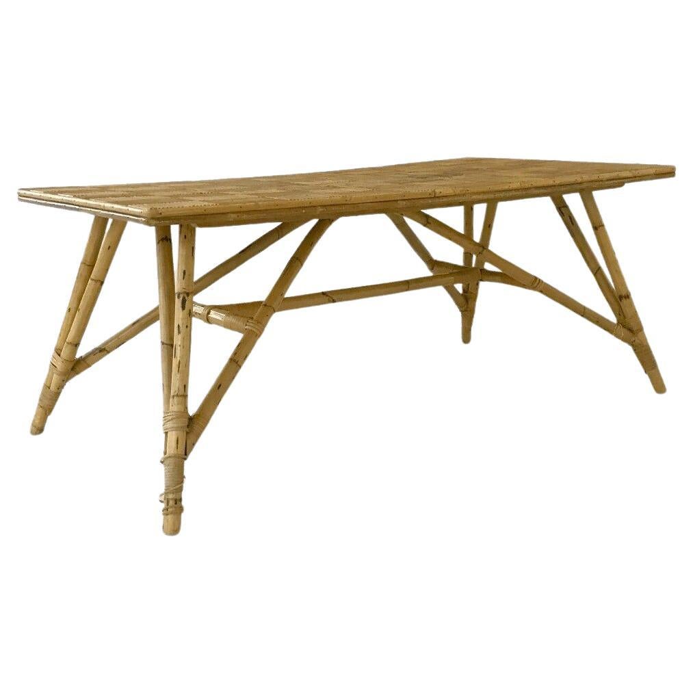 A MID-CENTURY-MODERN BRUTALIST Dining TABLE by AUDOUX-MINNET, France 1950 For Sale