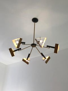 A MID-CENTURY-MODERN Ceiling Fixture by OSCAR TORLASCO, ed. LUMI, Italy 1950