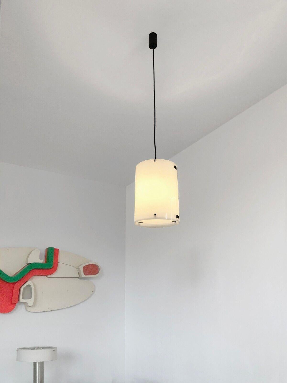 A MID-CENTURY-MODERN Ceiling Fixture LAMP by TITO AGNOLI & O-LUCE, Italy 1950 For Sale 8