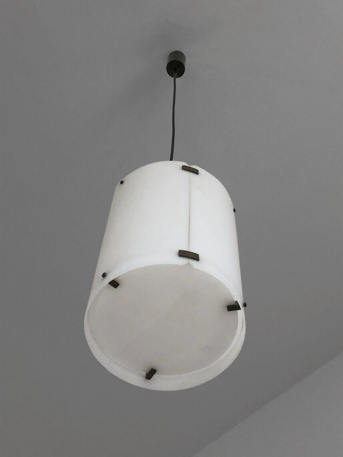A MID-CENTURY-MODERN Ceiling Fixture LAMP by TITO AGNOLI & O-LUCE, Italy 1950 In Good Condition For Sale In PARIS, FR