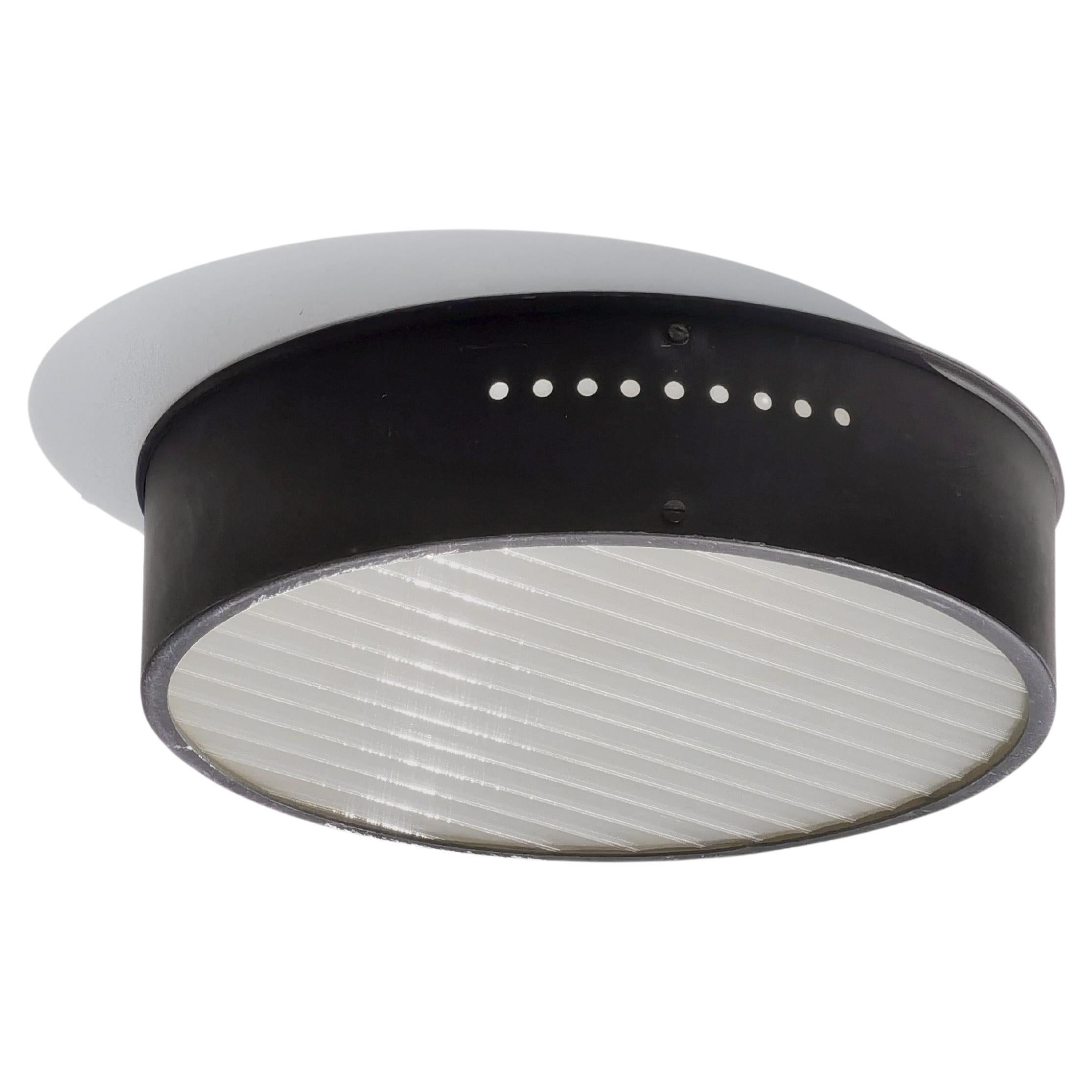 A MID-CENTURY-MODERN Ceiling LAMP by JACQUES BINY ed. LUMINALITE France 1950 For Sale