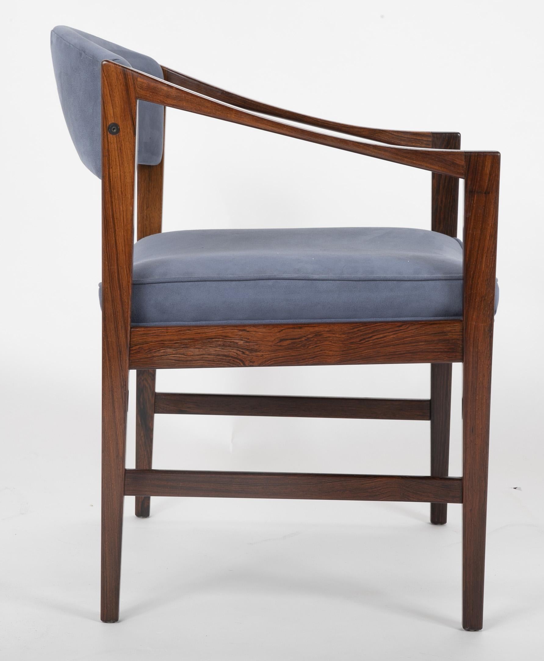 Mid-Century Modern Danish Rosewood Desk Chair 5