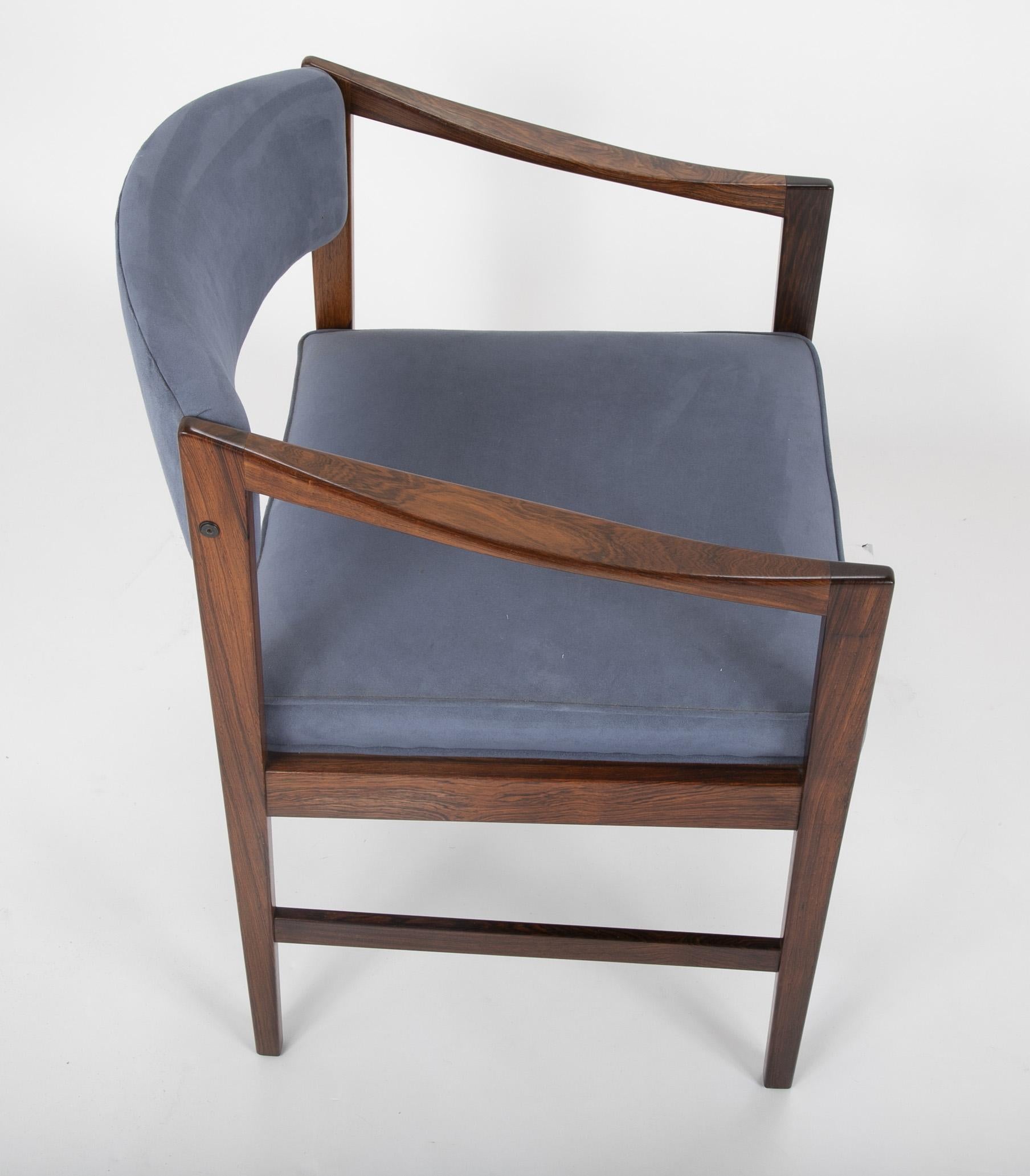 Mid-Century Modern Danish Rosewood Desk Chair 7