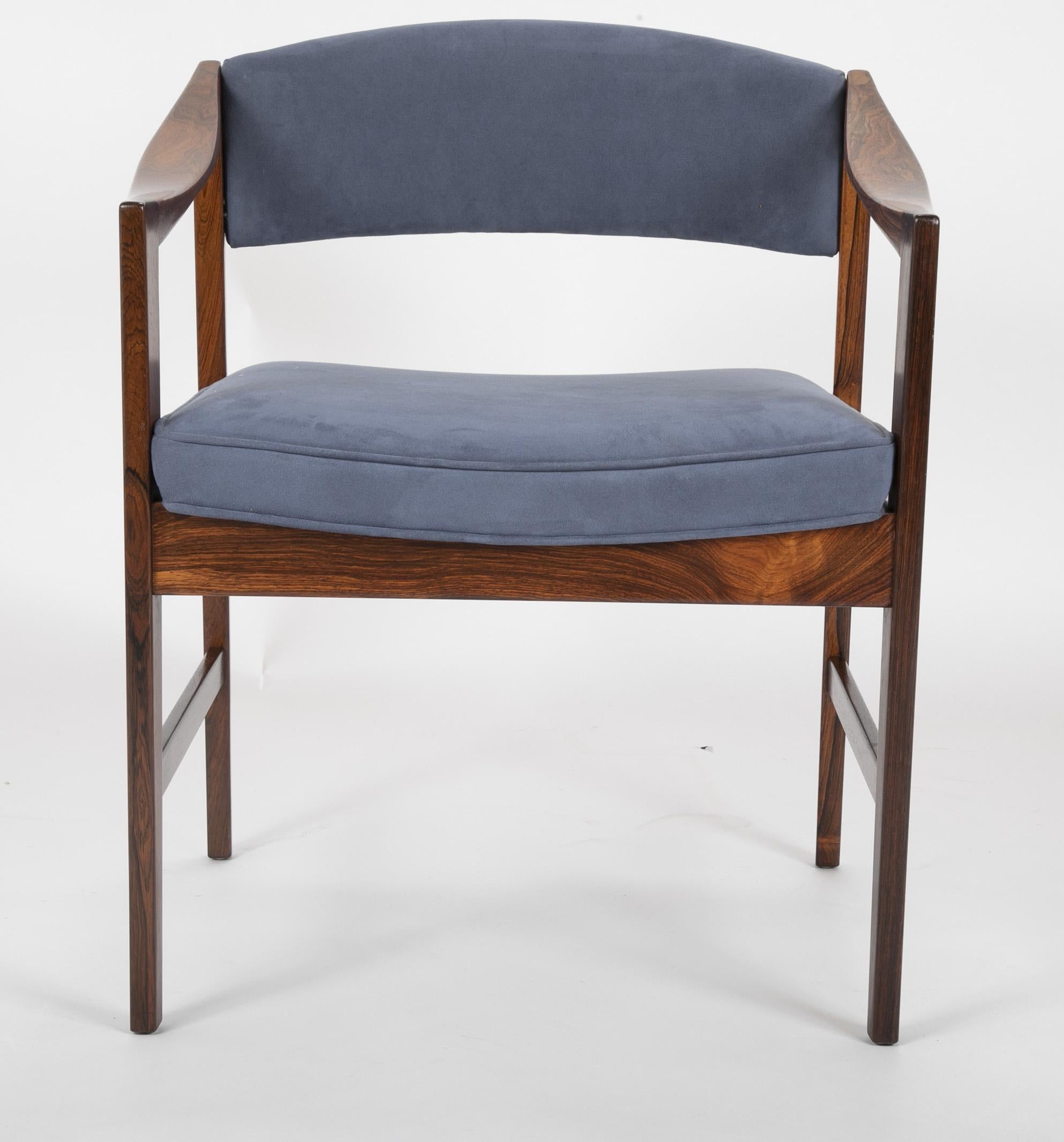 Mid-Century Modern Danish Rosewood Desk Chair 1