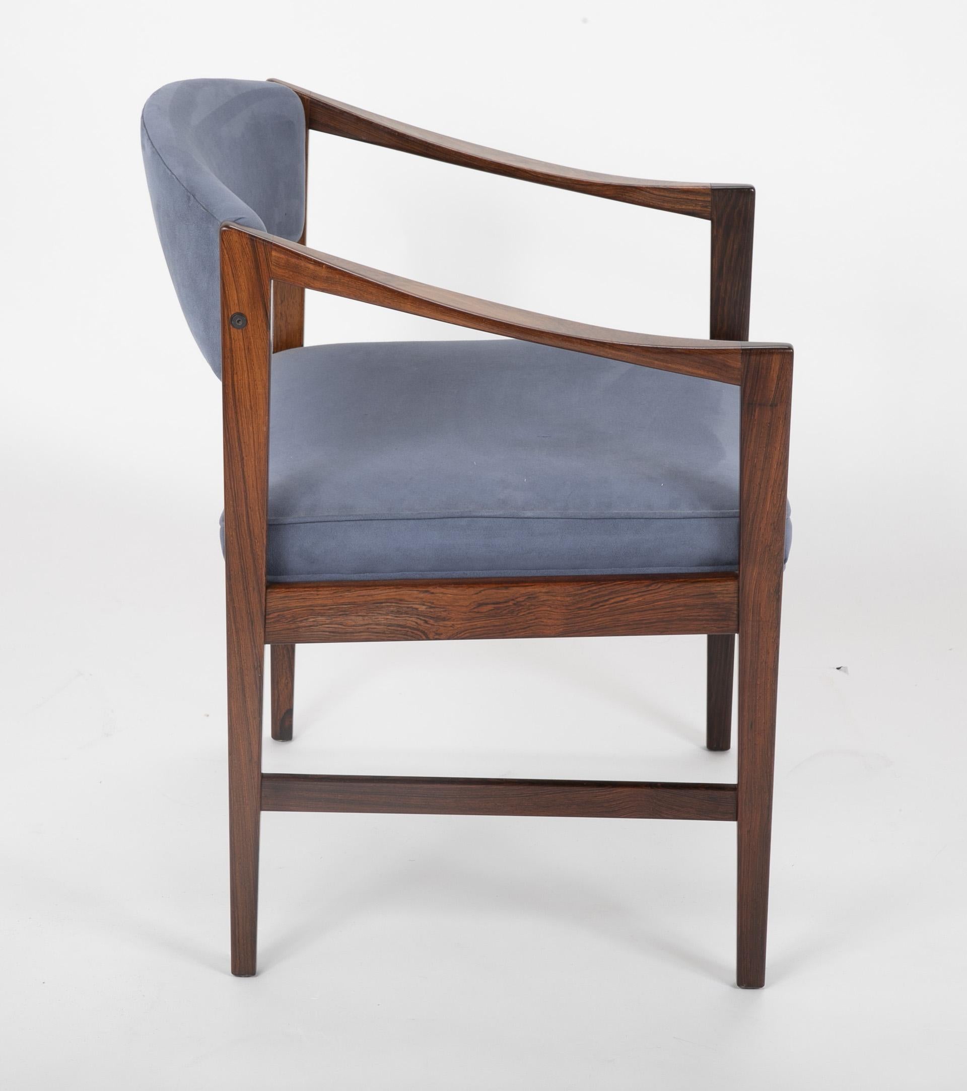 Mid-Century Modern Danish Rosewood Desk Chair 4