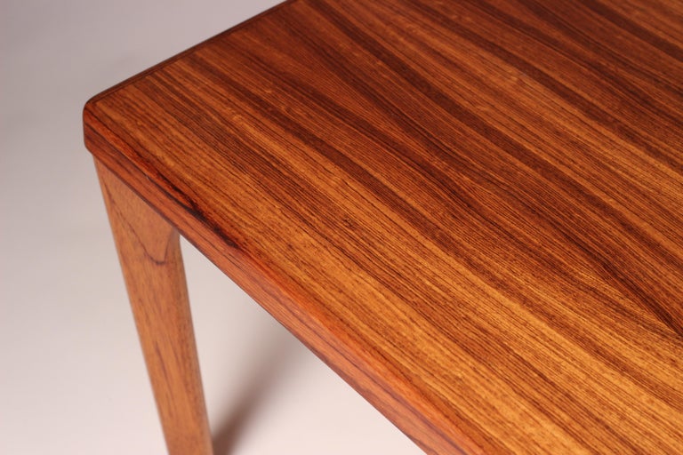 Scandinavian Modern Teak Coffee Table Designed by Henning Kjærnulf For Sale 6