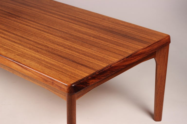 Scandinavian Modern Teak Coffee Table Designed by Henning Kjærnulf For Sale 1