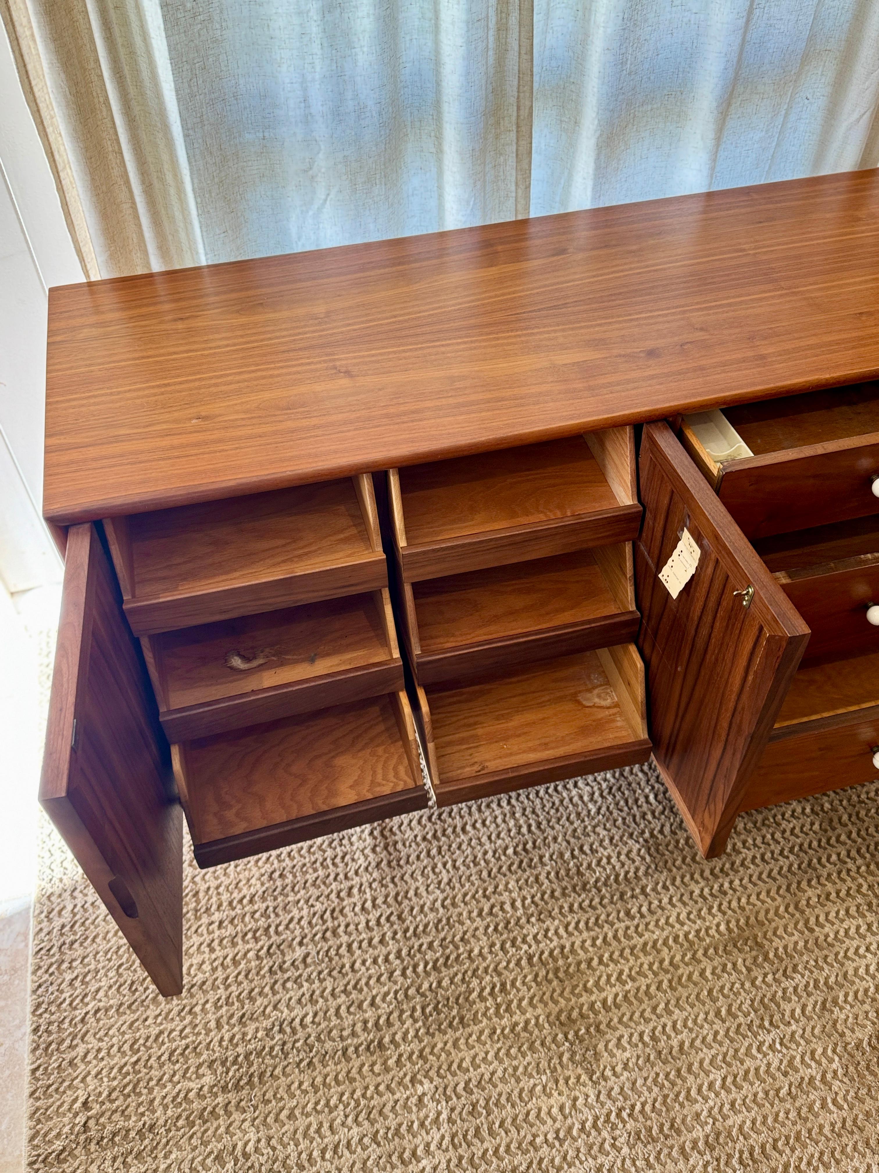 A mid century modern dresser by Kipp Stewart & Stewart MacDougall for the Drexel 4