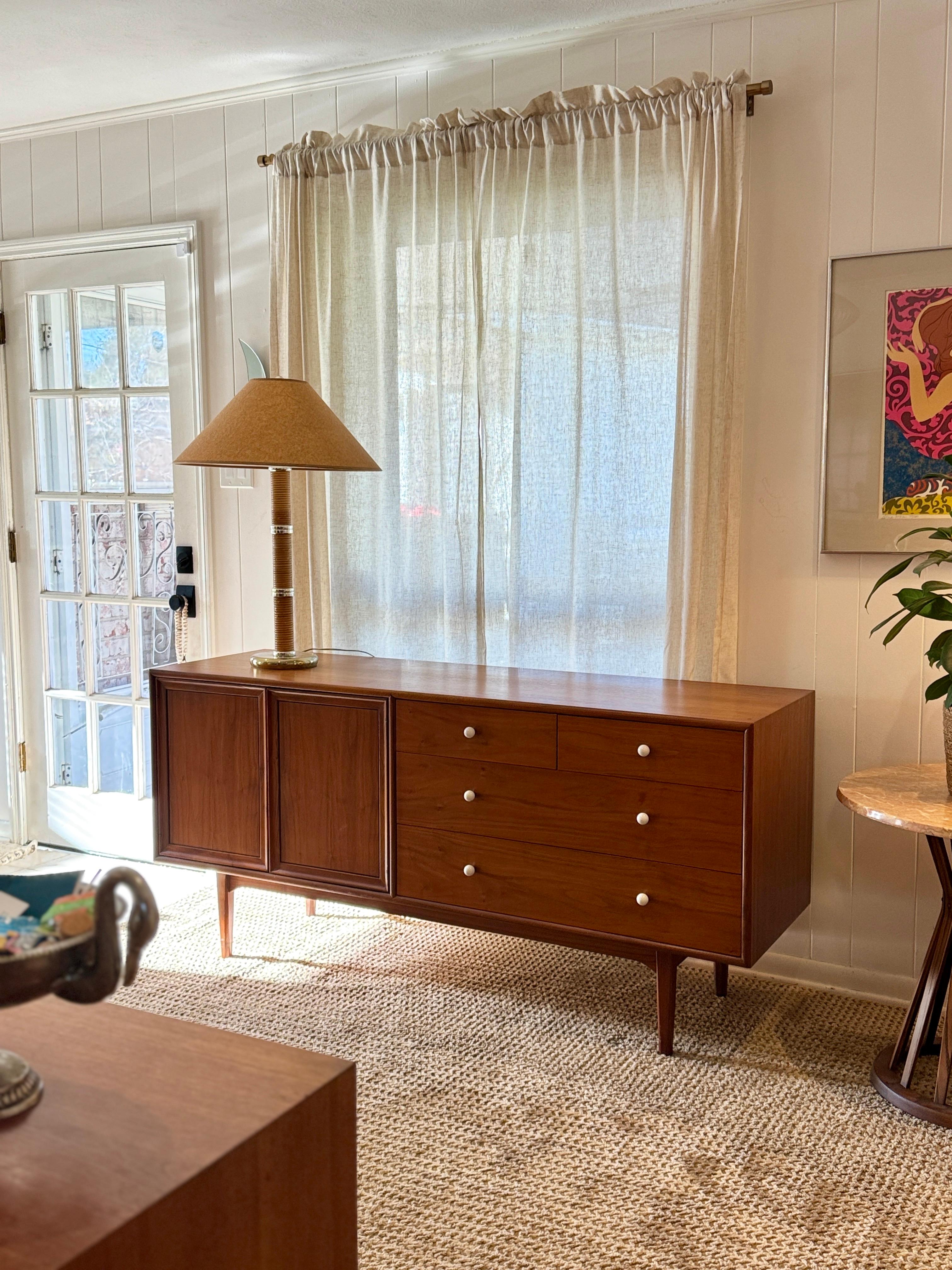 A mid century modern dresser by Kipp Stewart & Stewart MacDougall for the Drexel 5