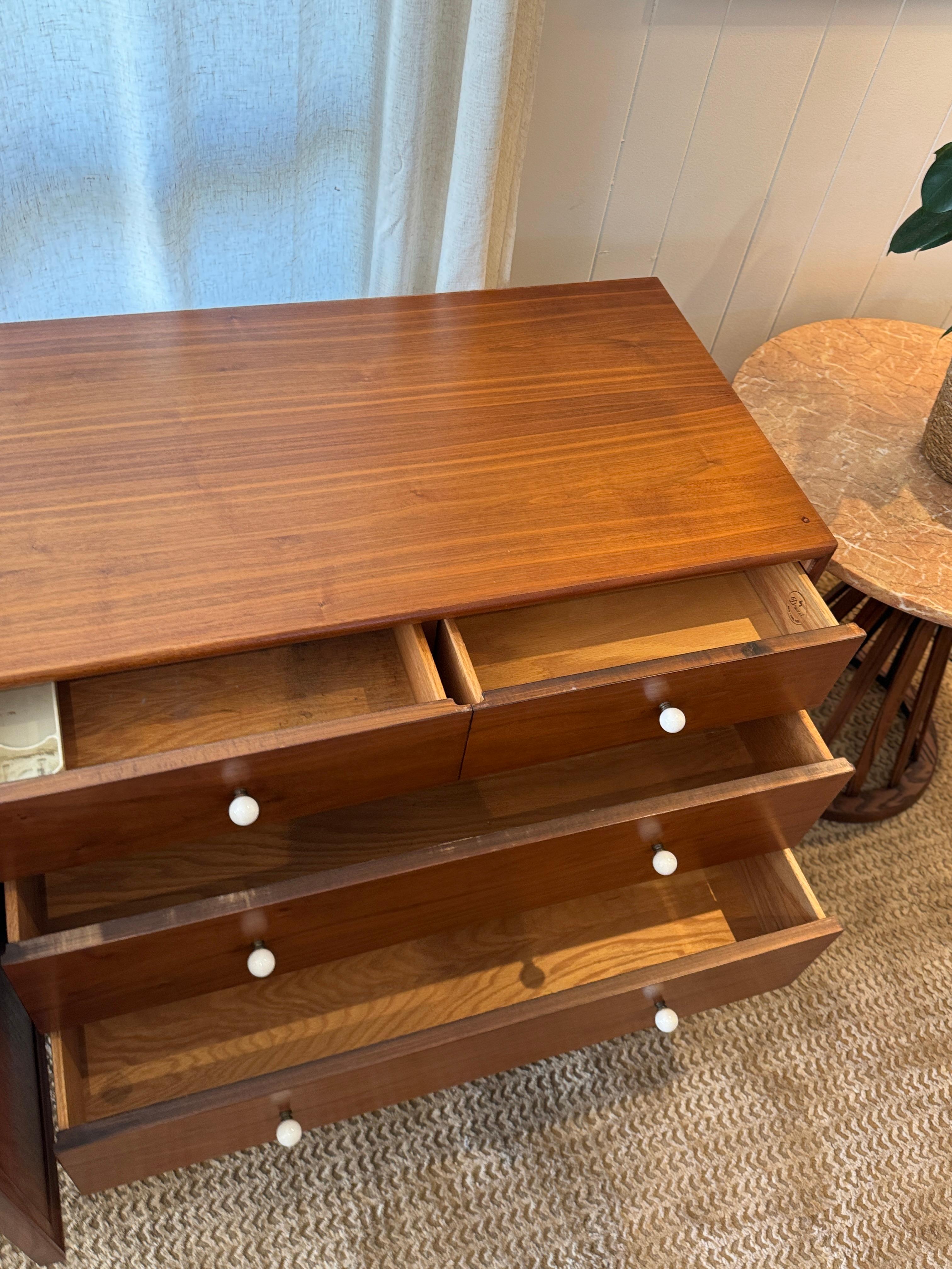 A mid century modern dresser by Kipp Stewart & Stewart MacDougall for the Drexel 1