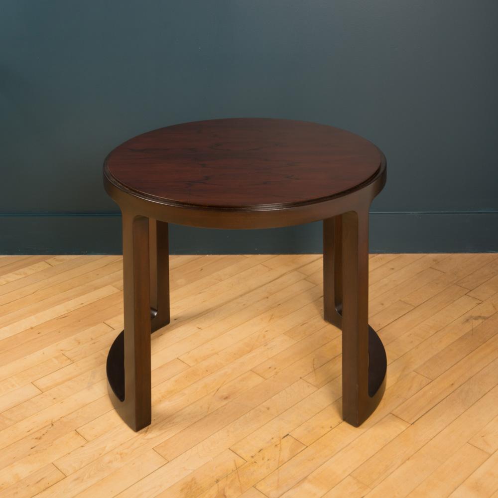 Mid-20th Century Mid-Century Modern End Table Designed by E.Wormley for Dunbar, Original Label