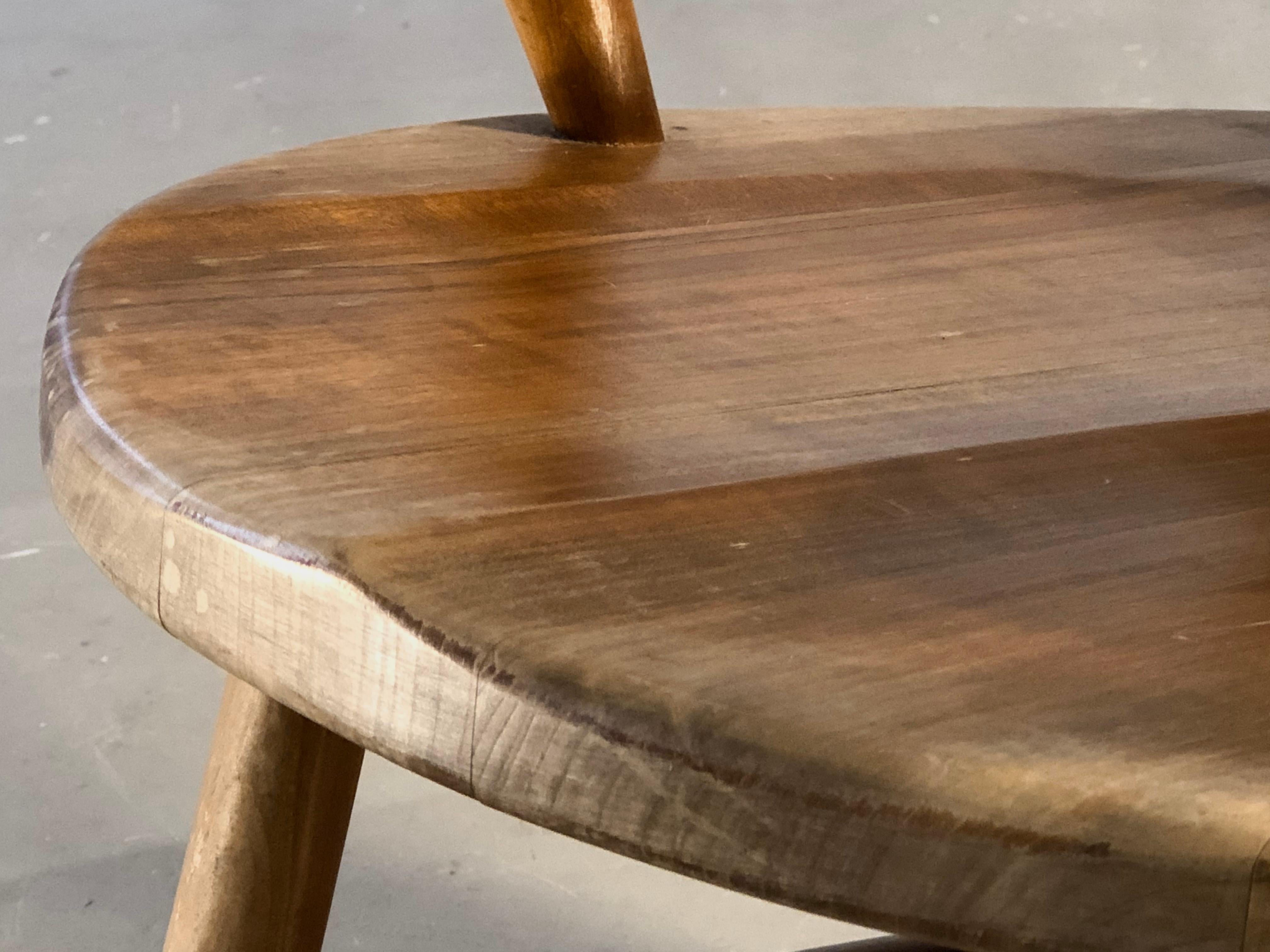 A MID-CENTURY-MODERN FREE-FORM ROCKING-CHAIR by DE STER GELDERLAND, Holland 1950 For Sale 6