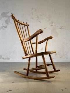 SILLA DE ROCK DE FORMA LIBRE MODERNA DE MEDIO SIGLO, DE STER GELDERLAND, Holanda 1950