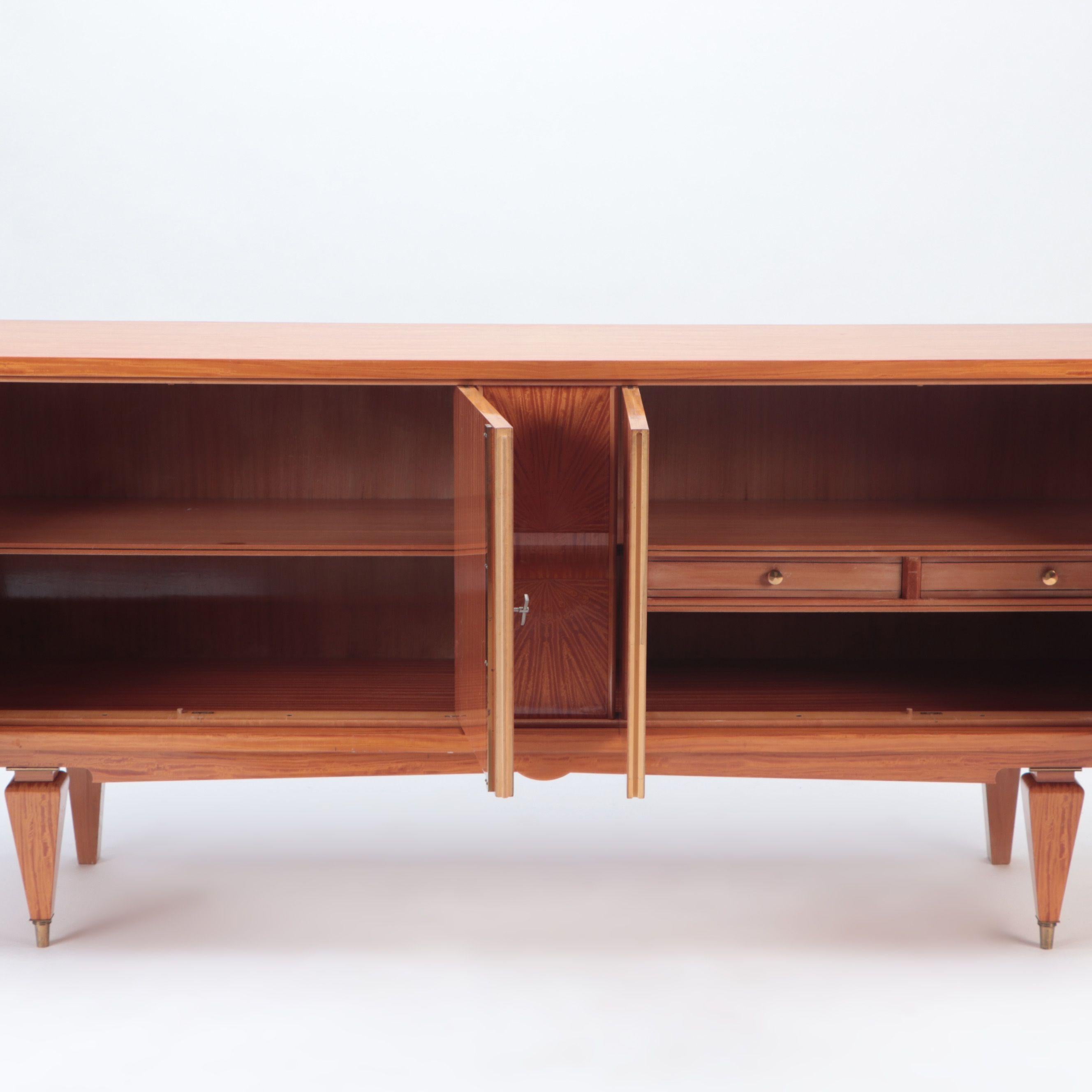 Mid-Century Modern French Two Door Sideboard, circa 1960 For Sale 1