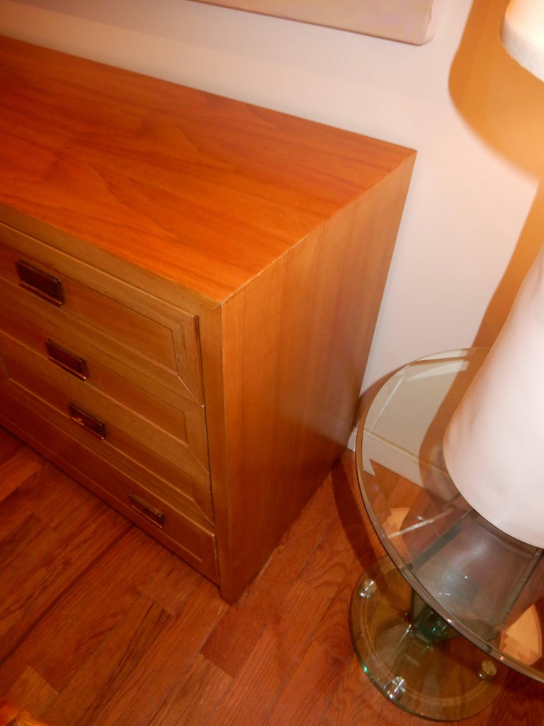 MidCentury Modern Light Oak Credenza or Buffet at 1stDibs