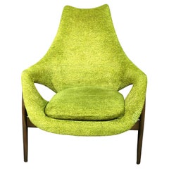 Fauteuil de salon moderne du milieu du siècle dernier conçu par Luigi Tiengo pour Cimon Ltd.