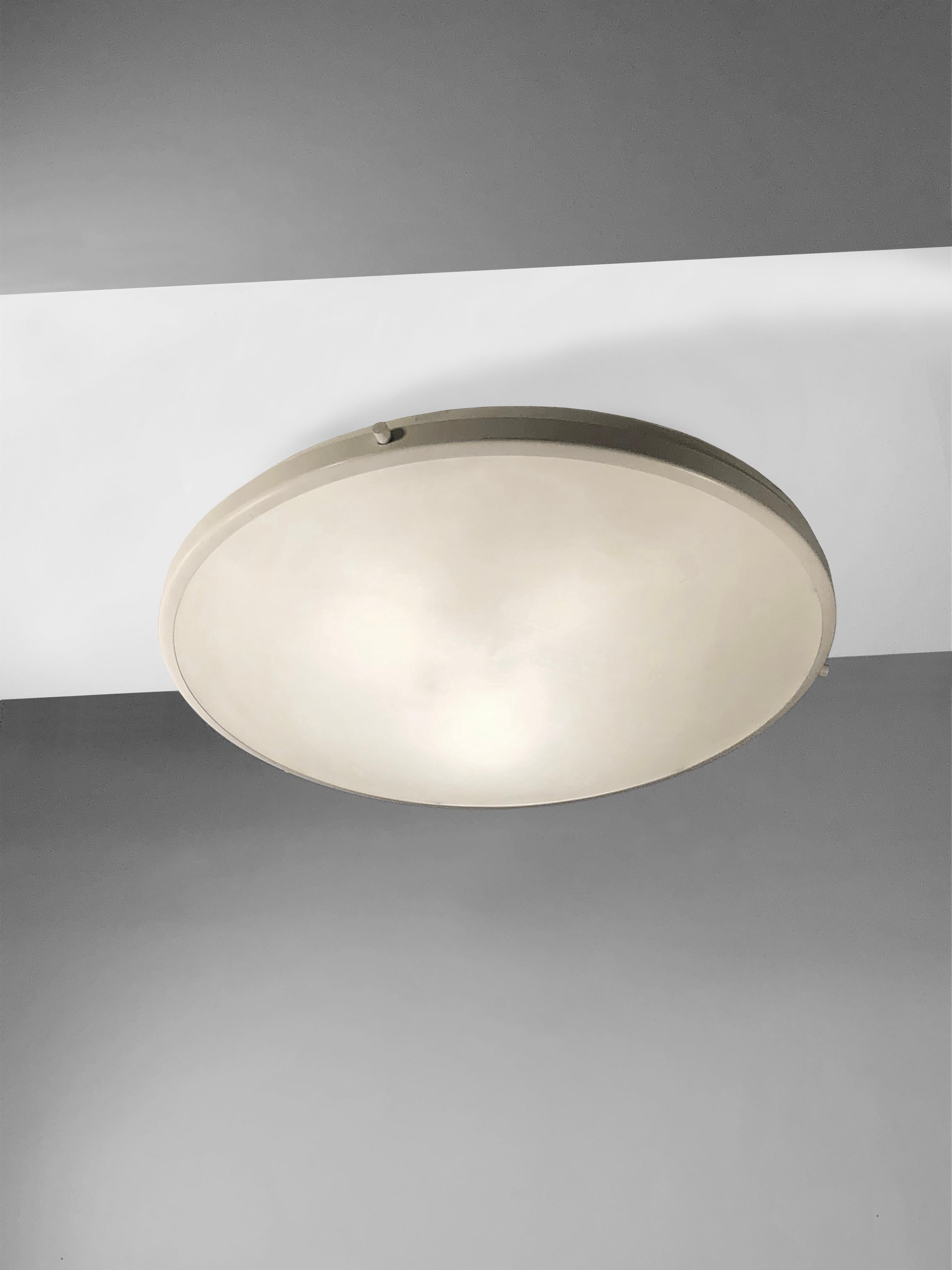 Deckenleuchte MODERNIST von PIERRE PAULIN, Frankreich 1950, MID-CENTURY-MODERN im Zustand „Gut“ im Angebot in PARIS, FR