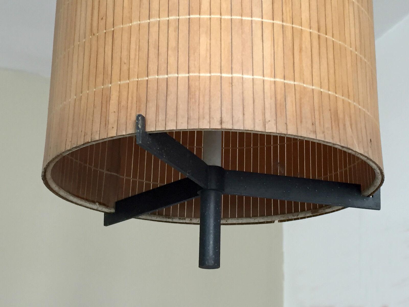 A MID-CENTURY-MODERN MODERNIST Ceiling Fixture LAMP by MAISON ARLUS, France 1950 For Sale 5