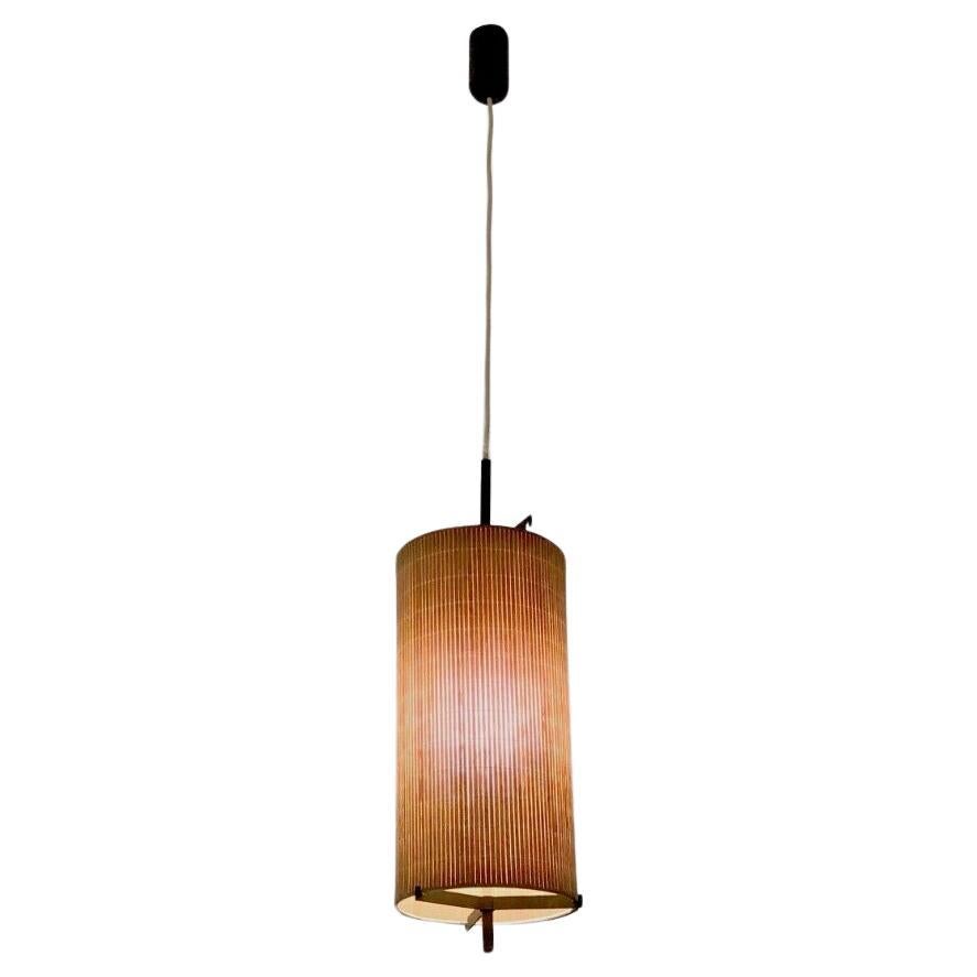 A MID-CENTURY-MODERN MODERNIST Ceiling Fixture LAMP by MAISON ARLUS, France 1950