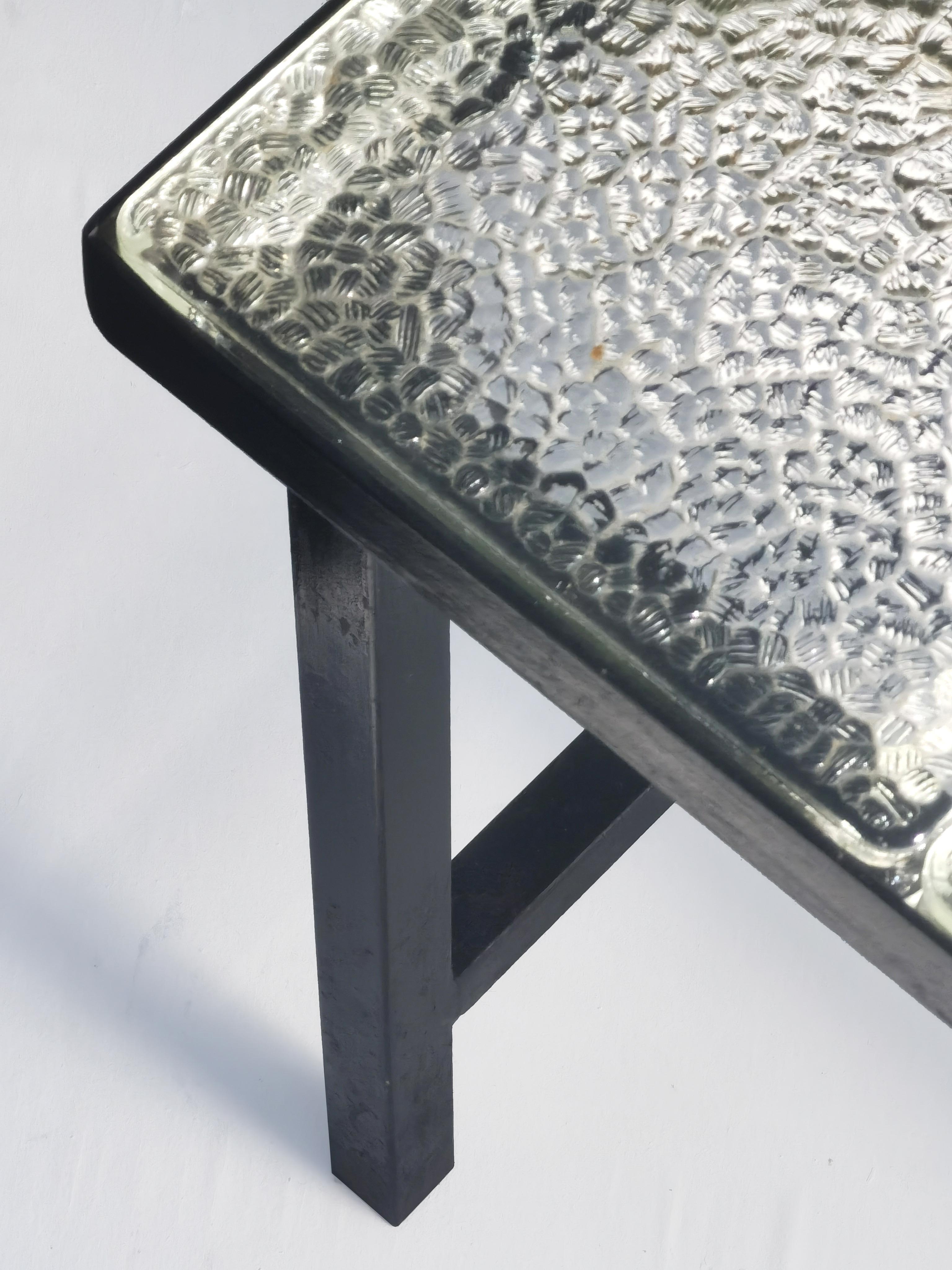 TABLE À CAFÉ MODERNISTE DU MOYEN-CENTRE Att. à GUSTAVE GAUTIER, France 1950 Bon état - En vente à PARIS, FR