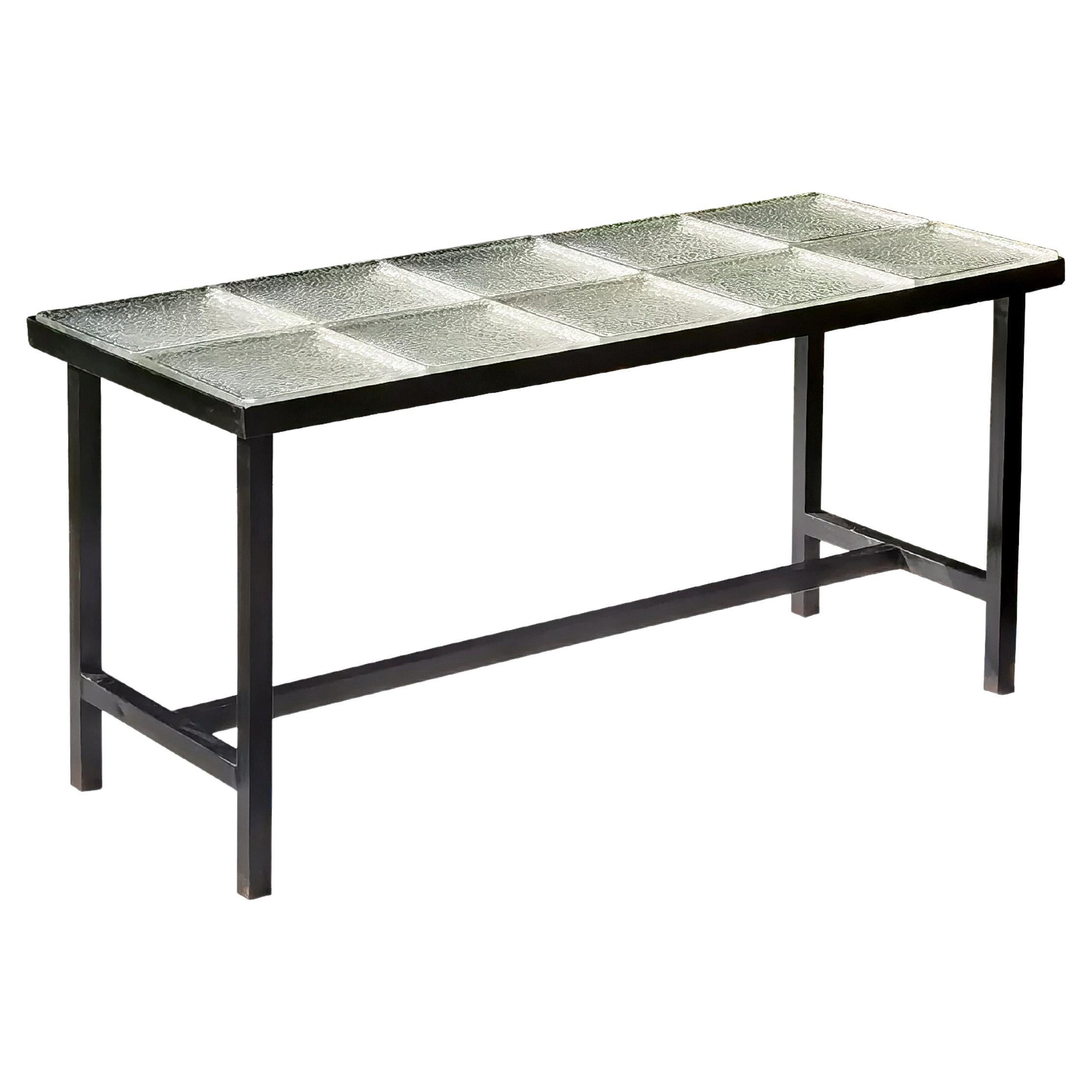 TABLE À CAFÉ MODERNISTE DU MOYEN-CENTRE Att. à GUSTAVE GAUTIER, France 1950