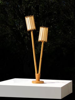 A MID-CENTURY-MODERN MODERNIST Floor Lamp, by AUDOUX-MINNET, France 1950