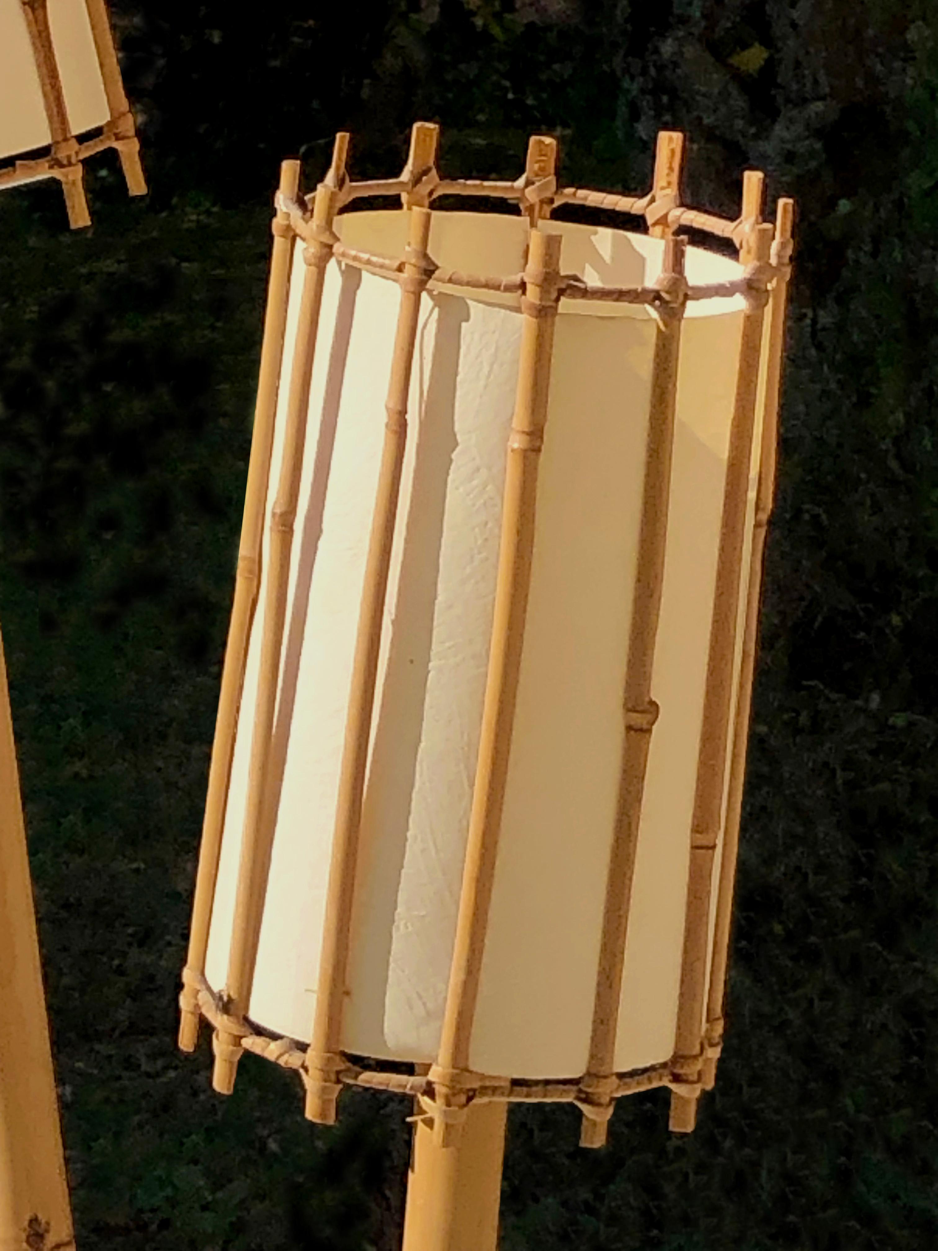 Mid-Century Modern A MID-CENTURY-MODERN MODERNIST Floor Lamp, by AUDOUX-MINNET, France 1950 For Sale