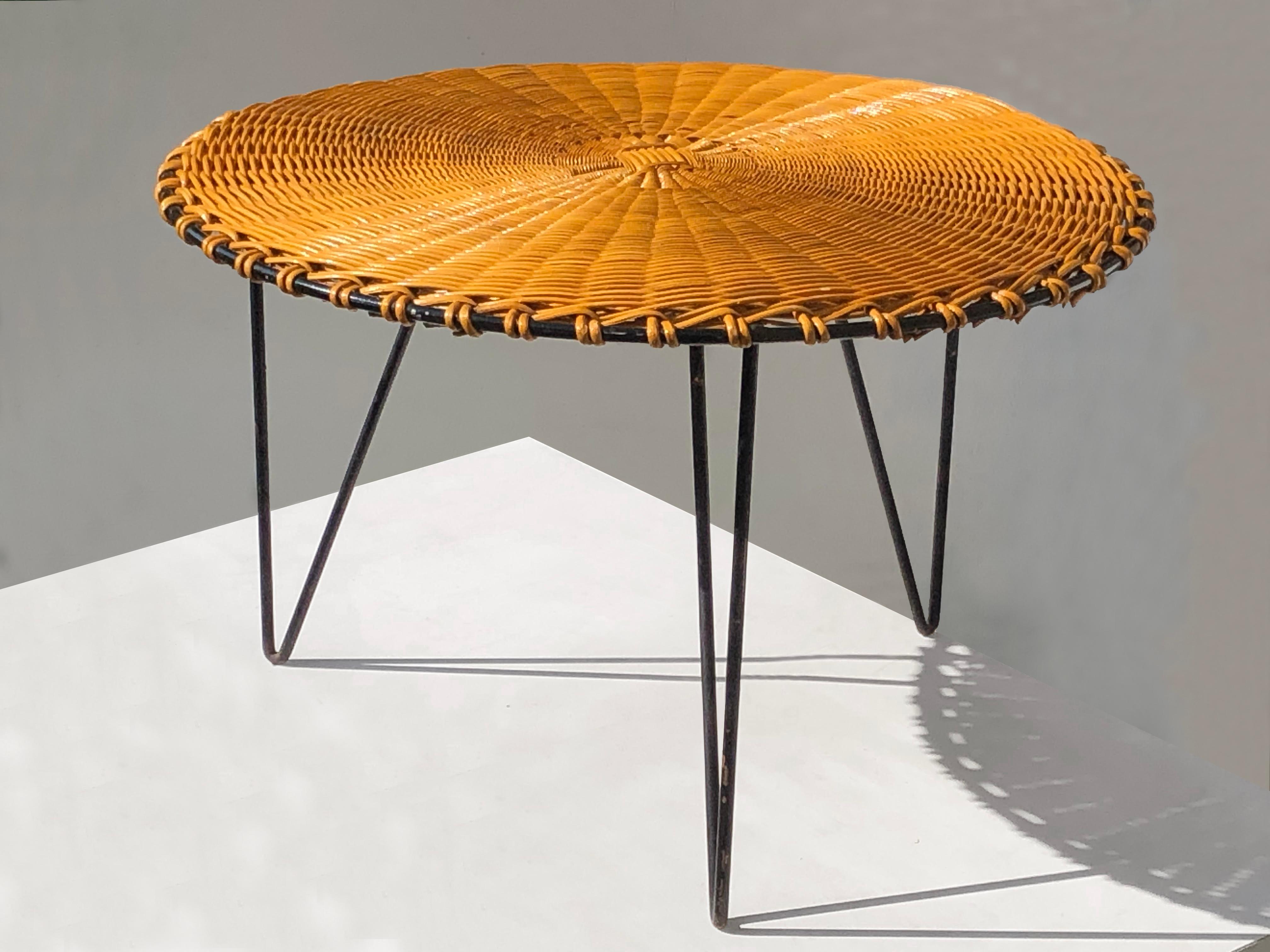 Table d'appoint ou de coiffeuse moderniste du milieu du siècle dernier, RAOUL GUYS, France, 1950 en vente 3