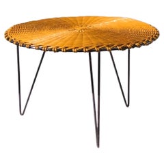 MESA auxiliar o MESA DE CAFÉ MODERNISTA DE MEDIO SIGLO por RAOUL GUYS, Francia 1950