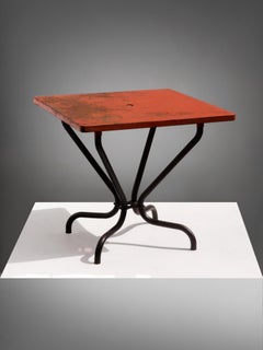 MESA auxiliar o de café MODERNISTA DE MEDIO SIGLO, TOLIX, Francia 1950