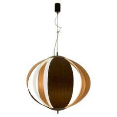 A MID-CENTURY-MODERN MODERNIST SPACE-AGE Ceiling Light by REGGIANI, Italy 1960 