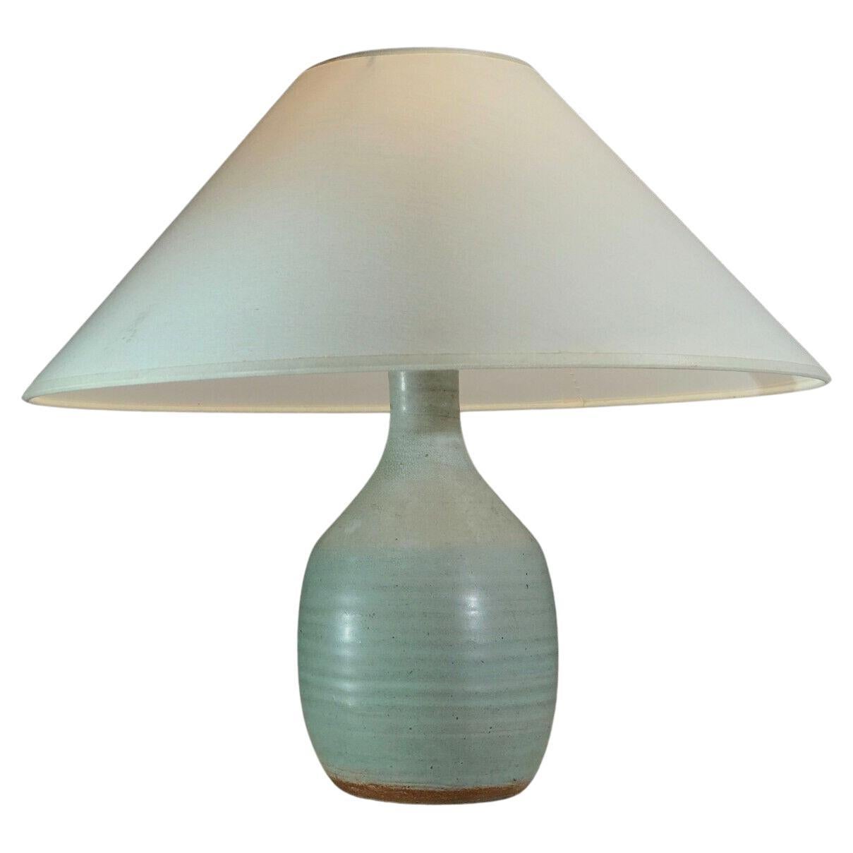 LAMPADA DA TAVOLO NEOCLASSICA MEDIOCENTESCA-MODERNA in ceramica di DRILLON, Francia 1950