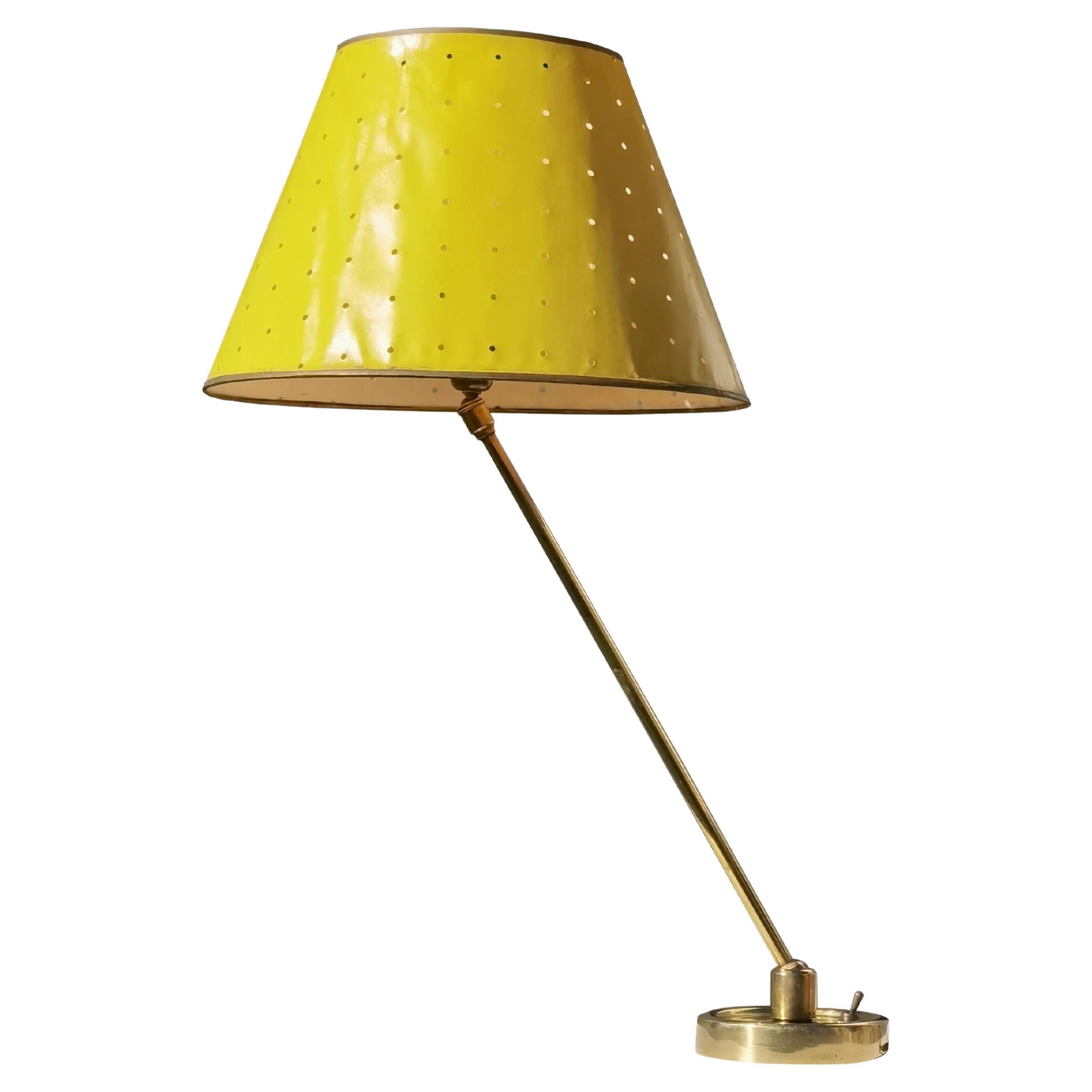 LÁMPARA DE MESA ORIENTABLE MODERNA DE MEDIO SIGLO de MAISON LUNEL, Francia 1950 en venta