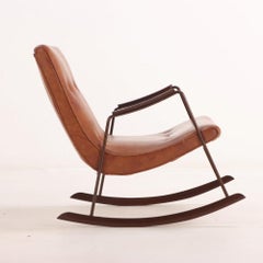 A Mid Century Modern Ozzy Rocking Chair by Milo Baughman for Thayer Coggin.