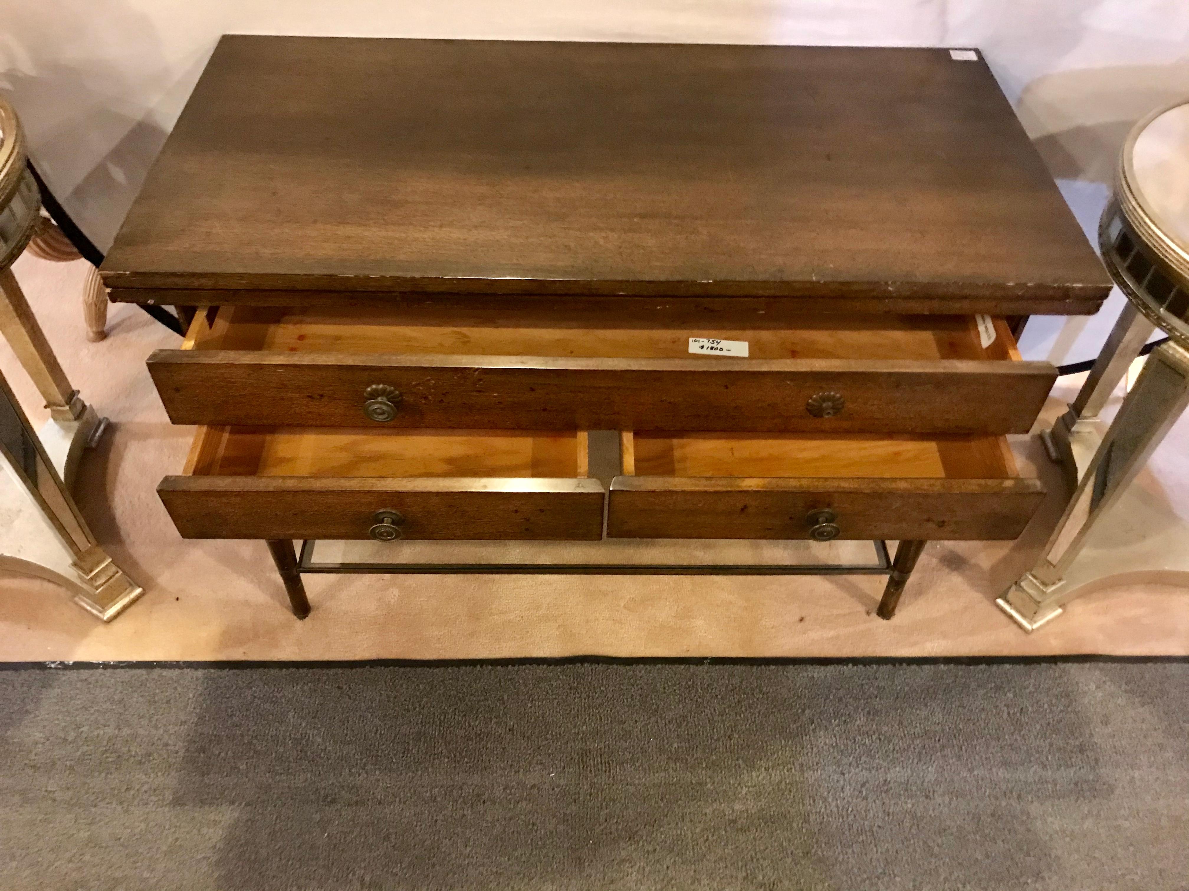Mid-Century Modern Paul McCobb Flip Top Server Game or Small Dining Table 6