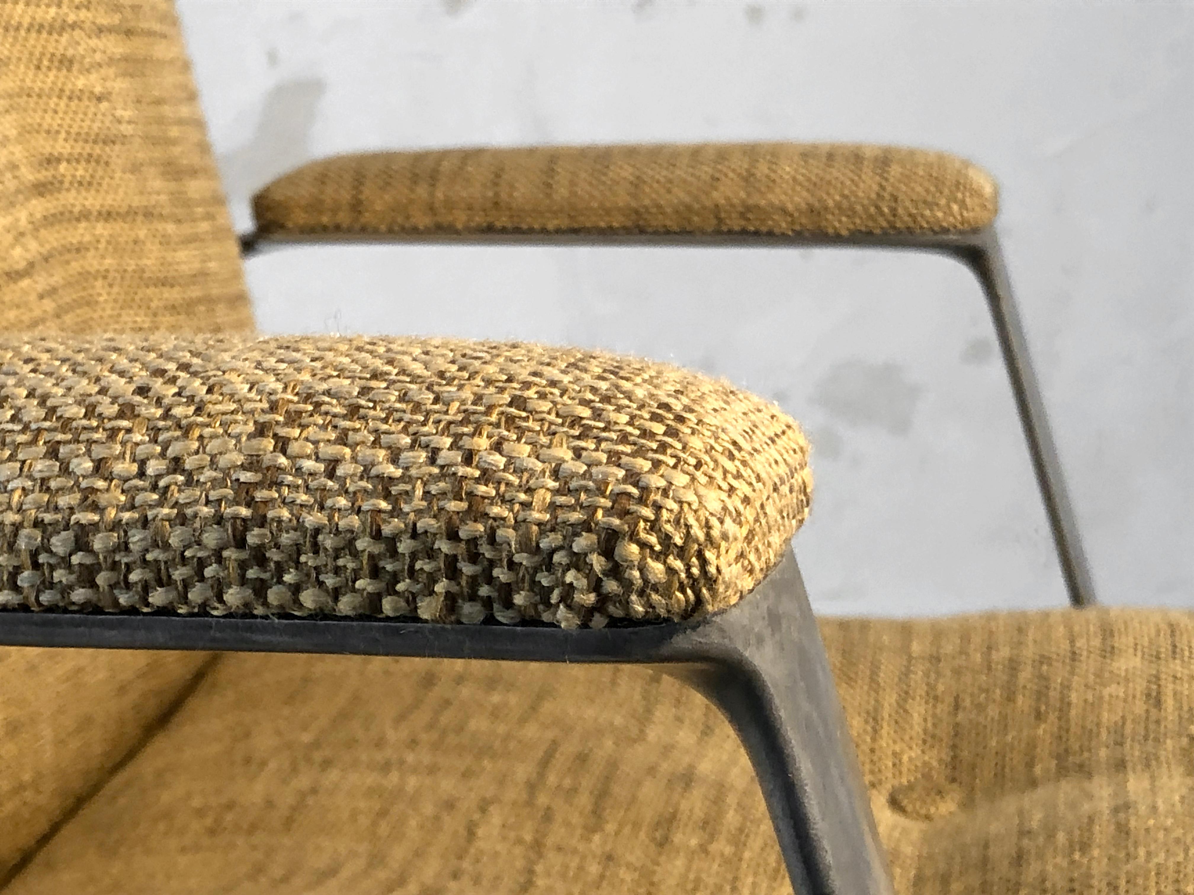 A MID-CENTURY-MODERN President DESK CHAIR by RAPHAEL RAFFEL France 1960-1970 For Sale 1