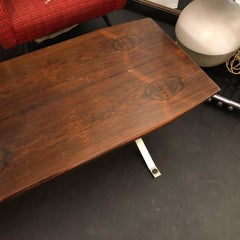 1970s Osvaldo Borsani style Mid-Century Modern Steel Italian Side Table