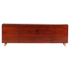 A Mid Century Modern Rosewood Sideboard Credenza, C. 1950.