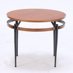 Mid-Century Modern Round Cocktail Table, circa 1960