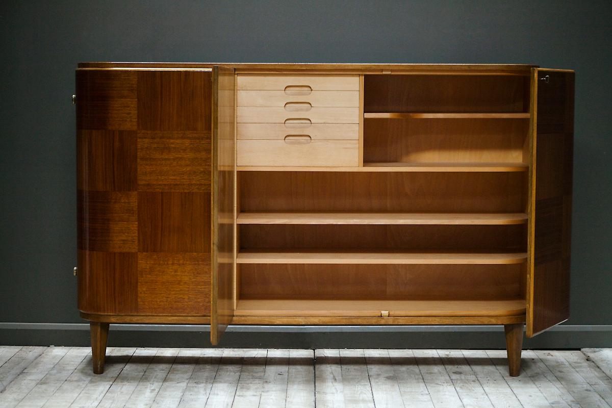 Mid-Century Modern Scandinavian Cabinet and Sideboard by Carl Axel Acking For Sale 12